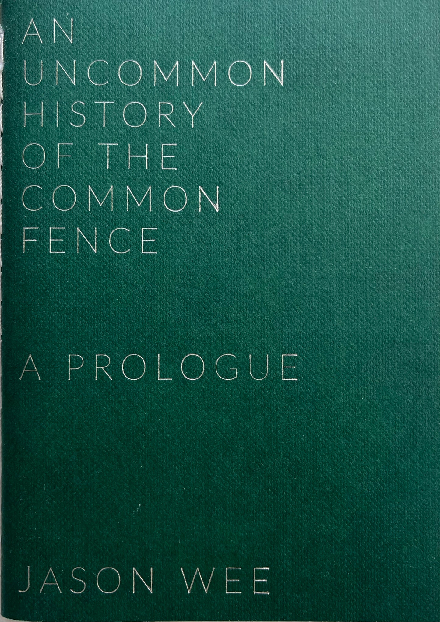 An Uncommon History of the Common Fence