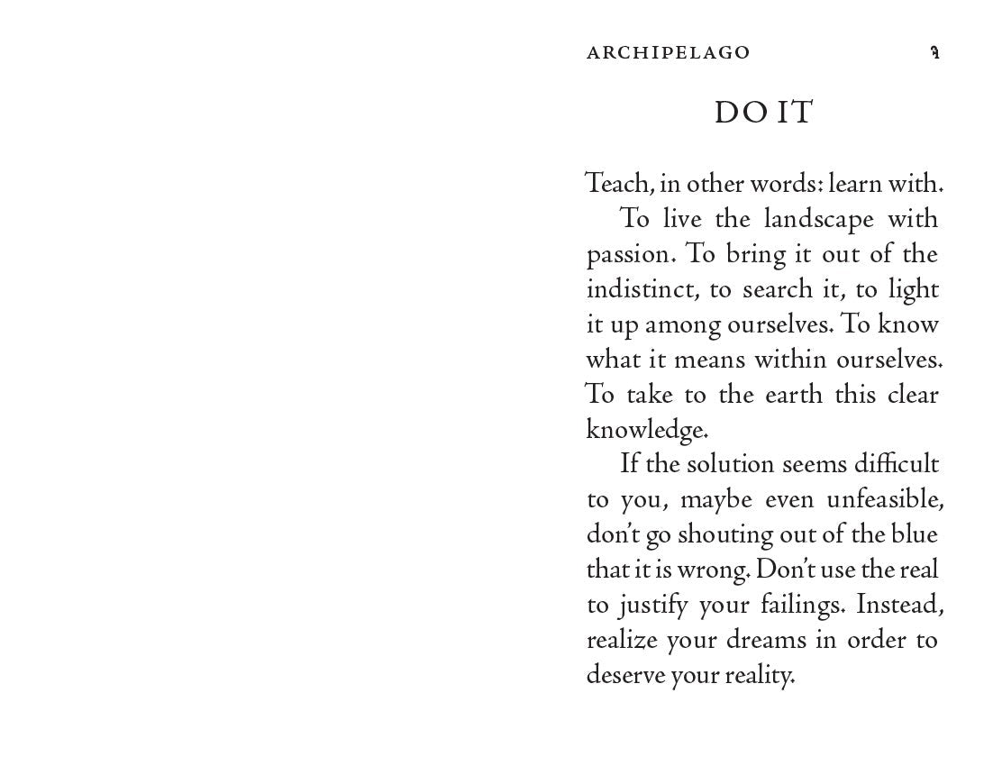 The Archipelago Conversations