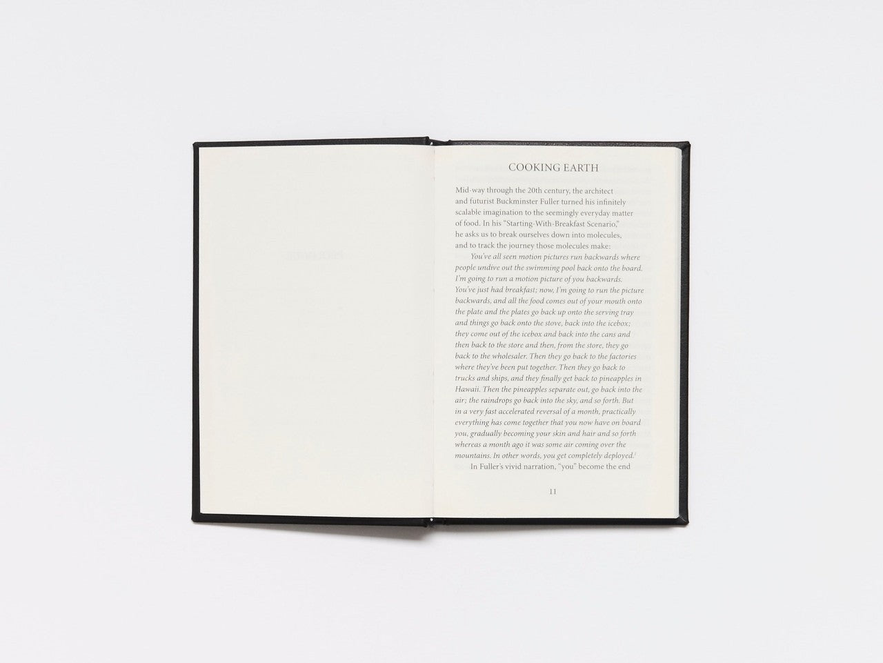 Cooking Earth: Artificiality, Alienation and Desire in the Past, Present and Future of Food